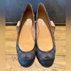 Coach slip on flats size 7